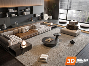 Sofa Minotti Skp Files 
